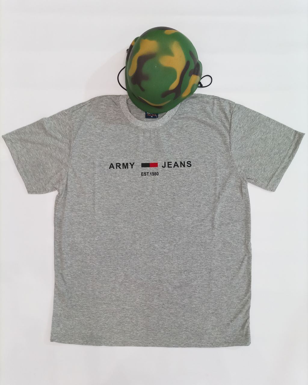 T-shirt męski militarny - Army Jeans zdjęcie 2
