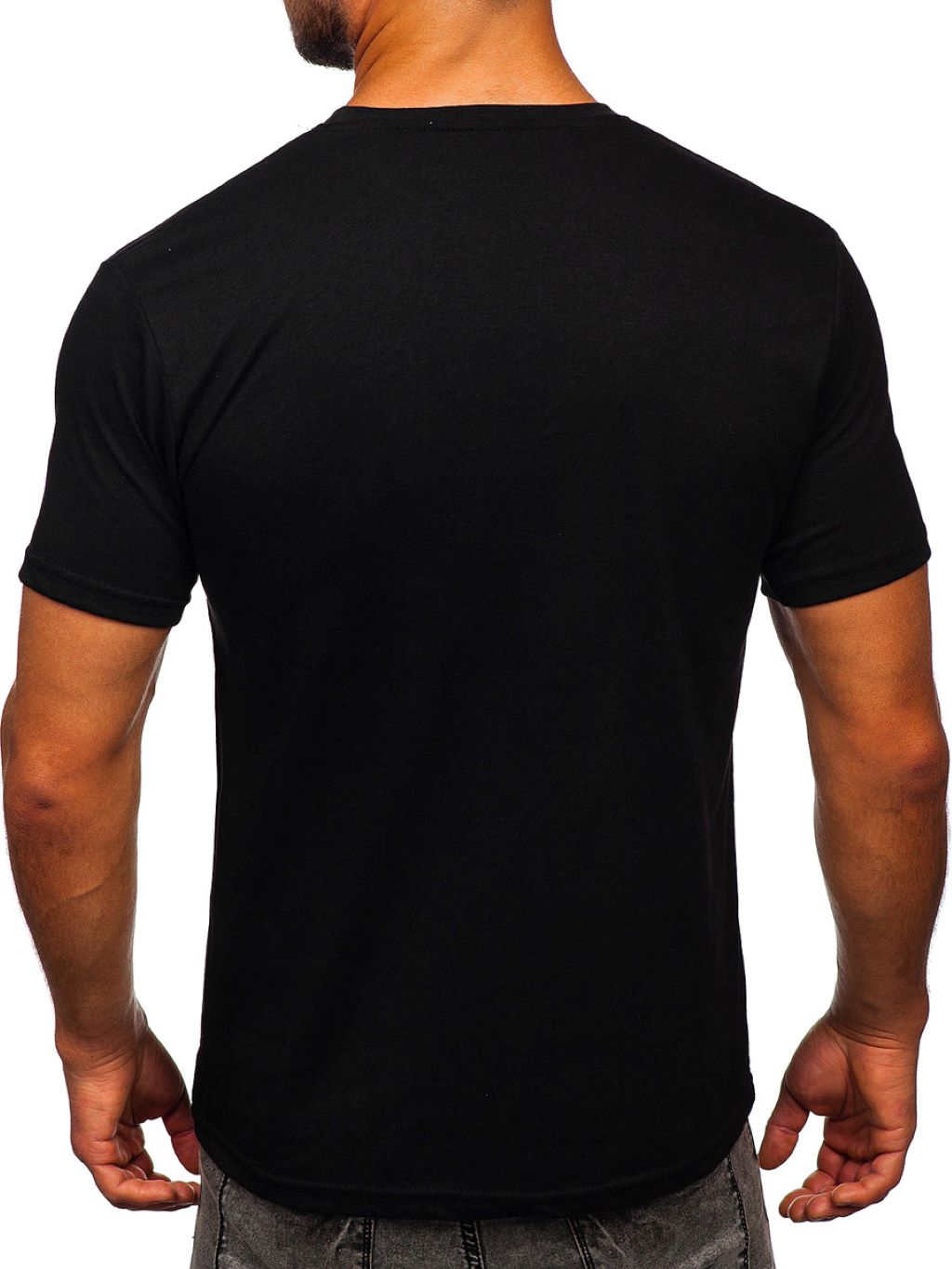 T-shirt męski z odlotowym nadrukiem zdjęcie 3