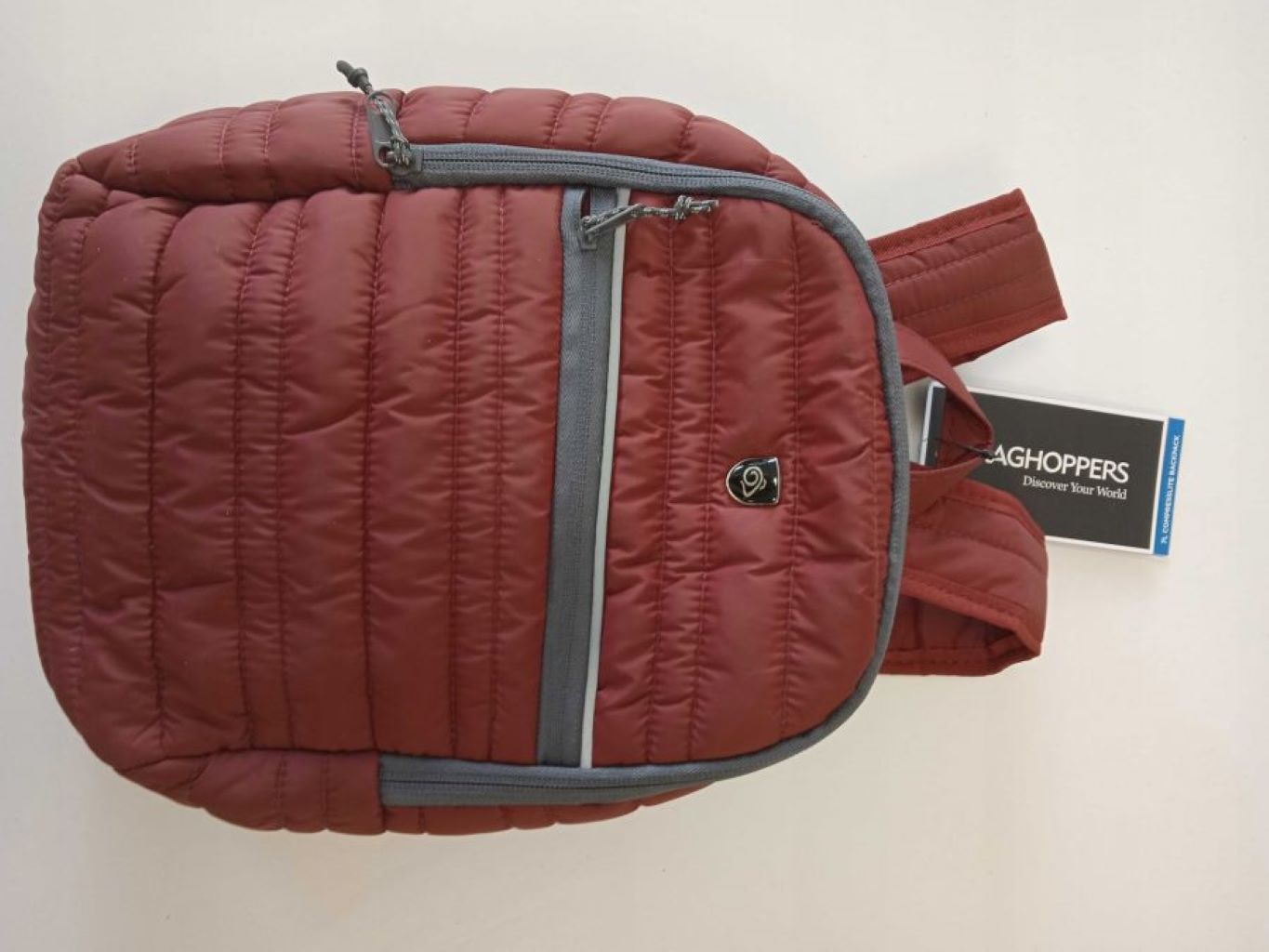 mały sportowy plecak brązowy pikowany - CRAGHOPPERS zdjęcie 2